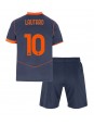 Billige Inter Milan Lautaro Martinez #10 Tredjedraktsett Barn 2025-26 Kortermet (+ Korte bukser)